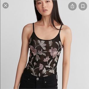 Floral Embroidered Bodysuit